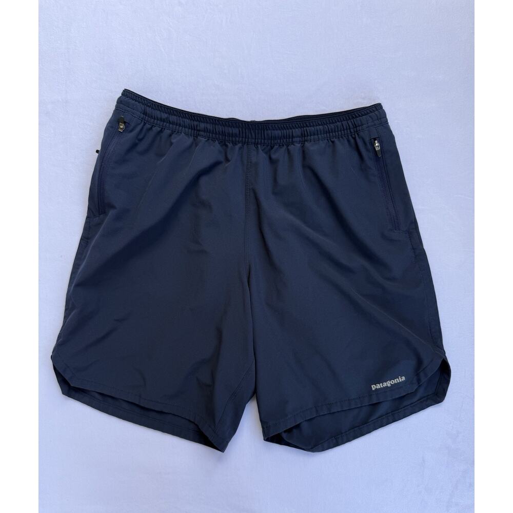 Patagonia Men's Strider running shorts dark blue/navy Size medium